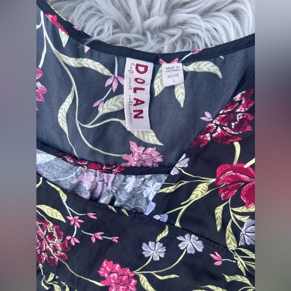 Anthropologie DOLAN Cherie Silky Babydoll Top Shirt Large - Picture 7 of 8